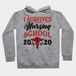 I Survived nursing School 2020 Hoodie